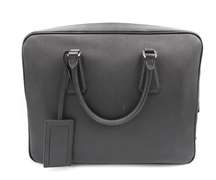 Prada Saffiane Cross-stitched Leather Travel Bag