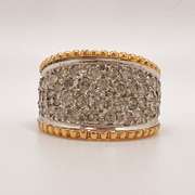 14kt Gold & Diamond Band Ring