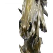 Gorgeous Bust Horse Head Bronze Sculpture