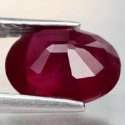 Fantastic 3.27ct oval cut rich blood red Ruby