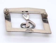 Vintage Sterling Silver Signed Brooch