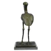 Stork Exotic Bird Bronze Sculpture