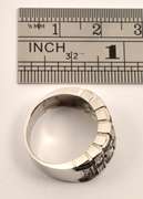 Modern White Gold Brown & White Diamond Ring