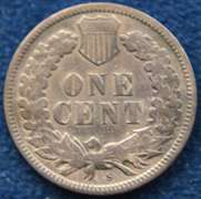 1908-S Indian Head Cent, Circulated.