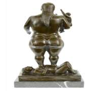 Mother Father Child Bronze Sculpture