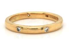 Fabulous 18kt Round Diamond Bezel Set Solitaire Ring