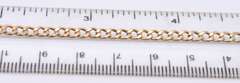 Simple Yellow Gold Curb Link Chain Necklace
