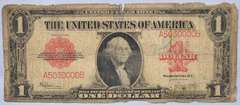 $1 1923 Red Seal US Note