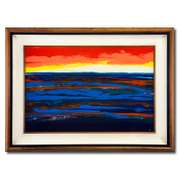 Wyland, "Natures Colors" Hand Signed Original Painting on Board with Letter of Authenticity.