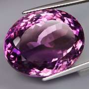 Magnificent 32.67ct deep violet Amethyst