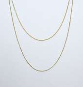 Two 14k YG Pendant Necklaces