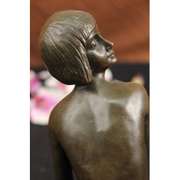 Shy Girl Bronze Sculpture