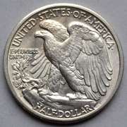 1942 D BU Walking Liberty Half
