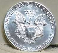 1987 Unc Silver Eagle GEM early date
