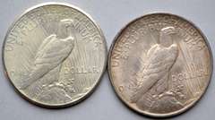 1922 &1926 BU Peace Dollars