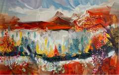 Bright and Beautiful Original by Andrea Palacios