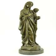 Mother Virgin Mary Bronze Statue