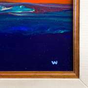 Wyland, "Natures Colors" Hand Signed Original Painting on Board with Letter of Authenticity.