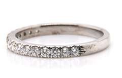 Dazzling White Gold Diamond Wedding Band