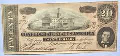 $20 T-67 Confederate States Note
