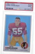 1969 Topps #248 Chris Hanburger - PSA MINT 9 - Washington Redskins