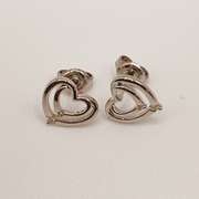 14kt White Gold & Diamond Earrings