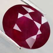 Fantastic 3.27ct oval cut rich blood red Ruby