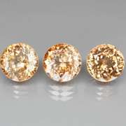 Matched! 3 piece 15.85ct full fire Imperial Topaz set