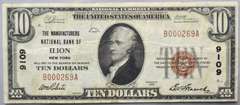$5 &$ 10 1929 Series National Ilion New York Notes
