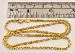 Glittering Variation of 14k Rope necklace