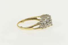 14K Yellow Gold 1.00 Ctw Diamond Graduated Classic Band Ring