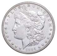 1884-S Morgan Silver Dollar