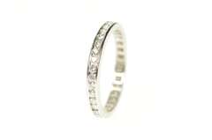 Platinum 0.51 Ctw Diamond Eternity Wedding Band Ring