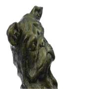 Bulldog Bronze Planter Sculpture Statue