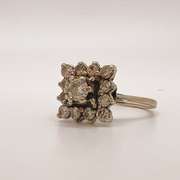 14kt White Gold & Diamond Ring