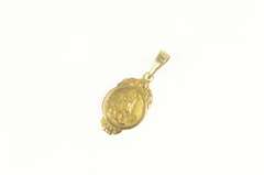 14K Yellow Gold Virgin Mary Christian Faith Symbol Charm/Pendant