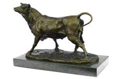 Wall Street Bull Bronze Sculpture