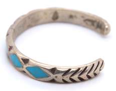 Vintage Sterling Silver Turquoise Cuff Bangle