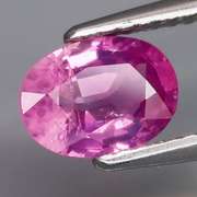 UNHEATED! 1.27ct violet pink Sapphire