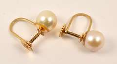 Pearl Earrings for Non-Pierced Ears