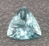 Silvery blue UNHEATED 1.60ct Aquamarine