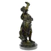 Bacchus Wine God Cellar Bronze Sculpture