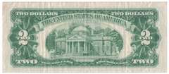 1963 Two Dollar $2 Red Seal US Bank Note