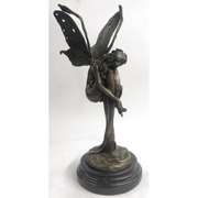 Fairy Fantasy Winged Bronze Sculpture