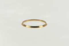 14K Yellow Gold Vintage NOS 1950's Grooved Wedding Band Ring