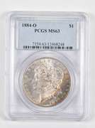 MS63 1884-O Morgan Silver Dollar - Graded PCGS