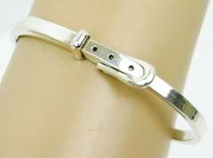 Taxco Mexico Sterling Buckle Bangle Bracelet
