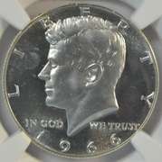 Superb NGC MS67 CAMEO 1966 Special Mint Set Silver 50c