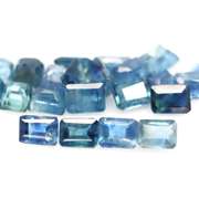 Heated only! 9.97ct greenish blue sapphire set