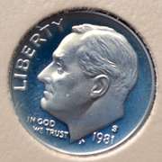 Roosevelt Dimes Complete Unc & Proofs 1946-2112